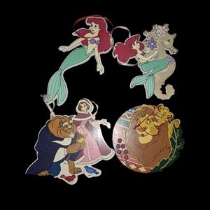 Vintage Kurt S.Adler Disney Ornaments Lot Of 4